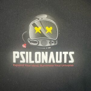 Psilonauts XL Black Expand Your Mind Mushroom Graphic Tee Psychedelic Streetwear